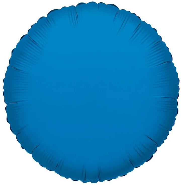 18inc Royal Blue Round Metallic Color - balloonsplaceusa