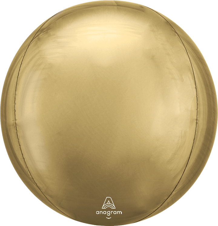 21inc Jumbo Orbz White Gold - balloonsplaceusa