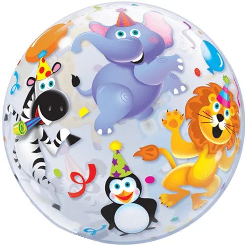 22Inc Party Animals Bubble Balloon - balloonsplaceusa