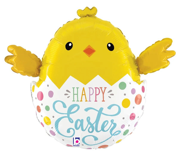 24Inc Easter Egg Chick Balloon - balloonsplaceusa