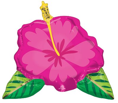 27Inc Beautiful Tropical Hibiscus SuperShape - balloonsplaceusa