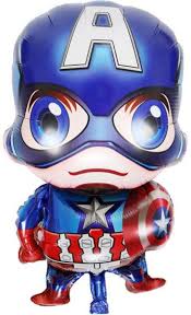 30inc Mini Captain America Baby Hero Balloon - balloonsplaceusa