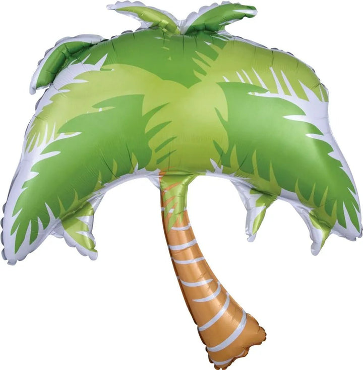 33inc Summer Scene Palm Tree Balloons - balloonsplaceusa