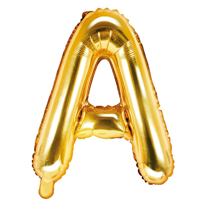 34inc Jumbo Letter A Gold - balloonsplaceusa