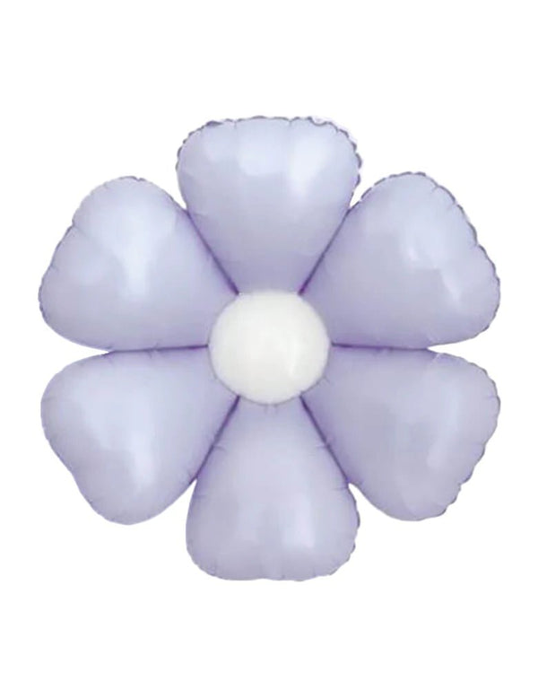 34Inc Lavender Daisy Flower Balloon - balloonsplaceusa