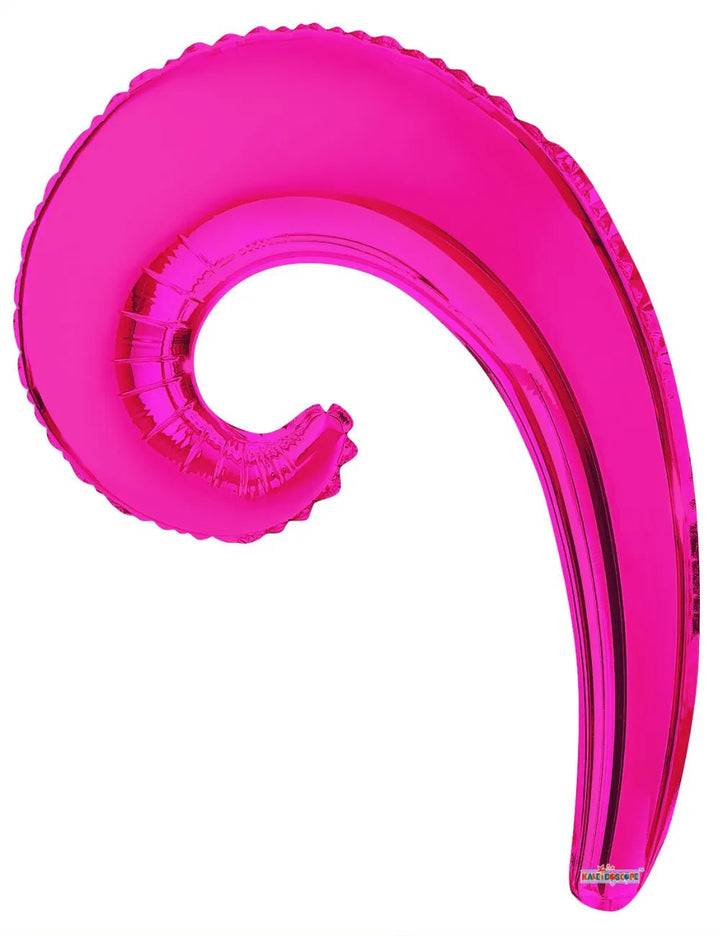 36Inc Kurly Wave Hot Pink Balloon - balloonsplaceusa