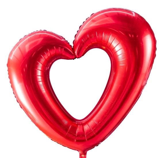 42Inc Red Heart Balloon - balloonsplaceusa