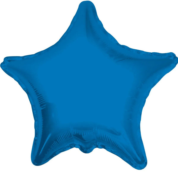 4Inc Blue Star Balloons - balloonsplaceusa