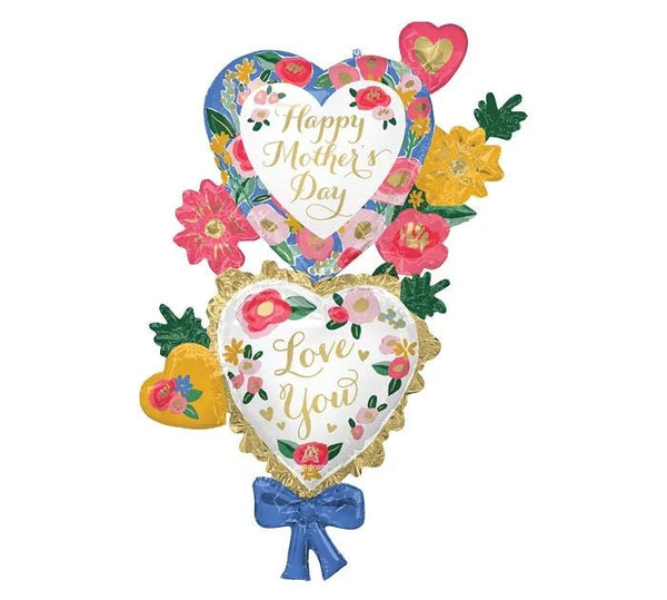 59Inc Mom's Day Painted Floral Balloons - balloonsplaceusa