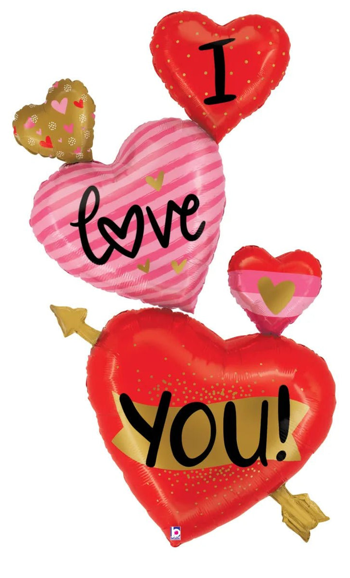 65Inc Special Delivery Love Hearts Balloon - balloonsplaceusa