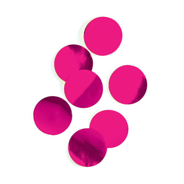 8 OZ Confetti Dots Hot Pink - balloonsplaceusa