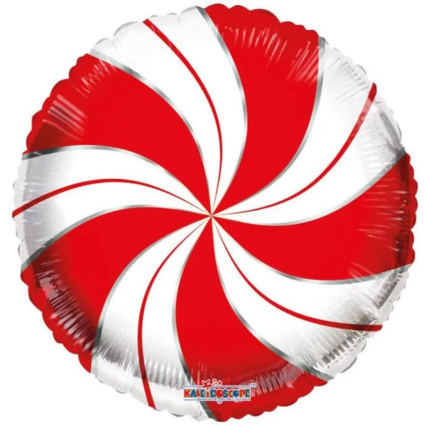 9Inc Christmas candy Mint Balloon - balloonsplaceusa