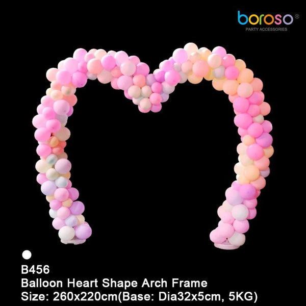 Balloon Heart Arch B456 Borosino Decoration Display - balloonsplaceusa