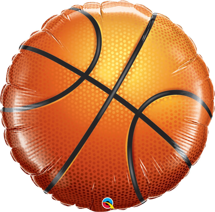 Foil Balloon Basketball 36inch - balloonsplaceusa