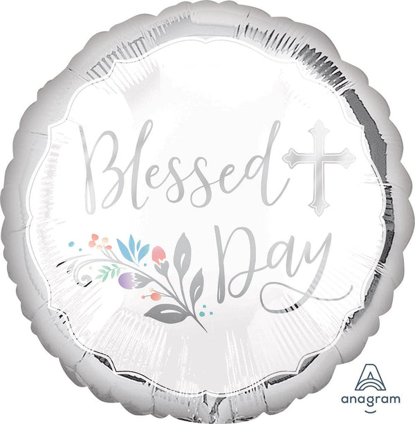 Foil Balloon Blessed Day 18inch - balloonsplaceusa
