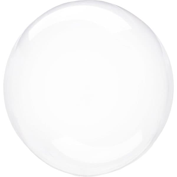 Foil Balloon Bubble Clear 1 Crystal Color 24inchh - balloonsplaceusa