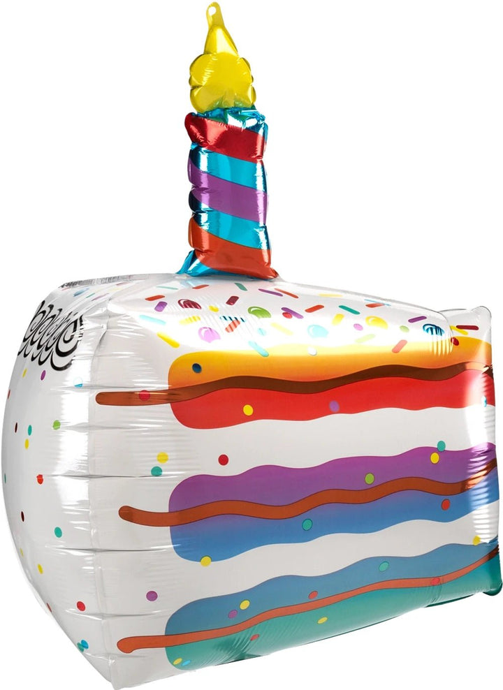 Foil Balloon Cake Slice 25inch - balloonsplaceusa