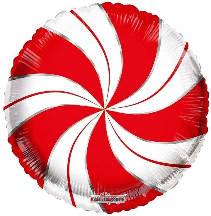 Foil Balloon Christmas Candy Mint 18inch - balloonsplaceusa