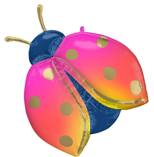 Foil Balloon Colorful Ladybug 33inch - balloonsplaceusa