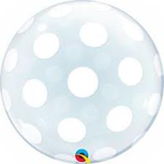 Foil Balloon Deco Bubble Big Polka Dots All Around (Not Self Sealing) 22inch - balloonsplaceusa