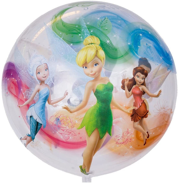 Foil Balloon Disney Fairies Bubble 22inch - balloonsplaceusa