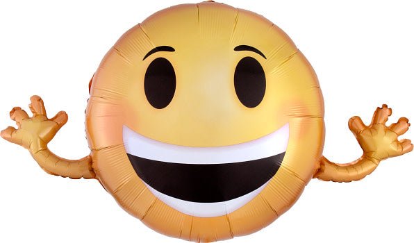 Foil Balloon Emoticons Shape Supershape 39inch - balloonsplaceusa