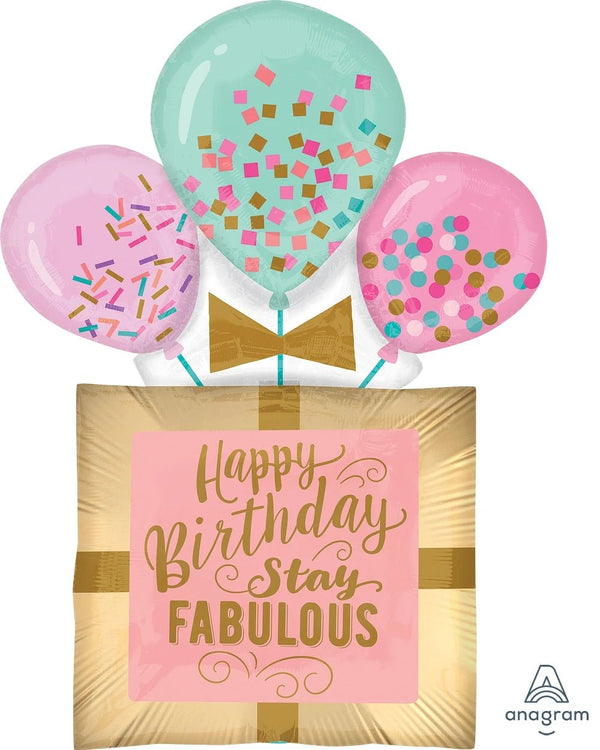 Foil Balloon Fabulous Birthday Gift 32inch - balloonsplaceusa