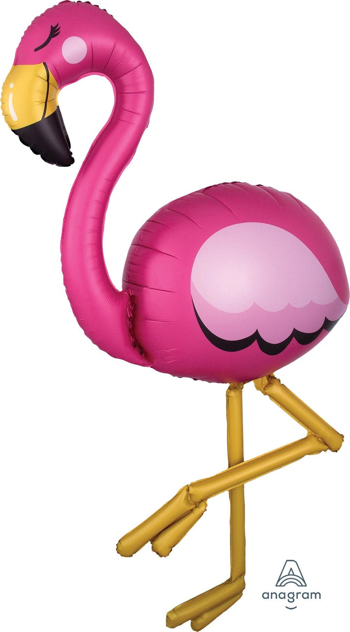 Foil Balloon Flamingo Airwalkers 68inch - balloonsplaceusa