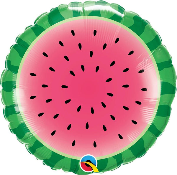 Foil Balloon Fruit Sliced Watermelon 18inch - balloonsplaceusa