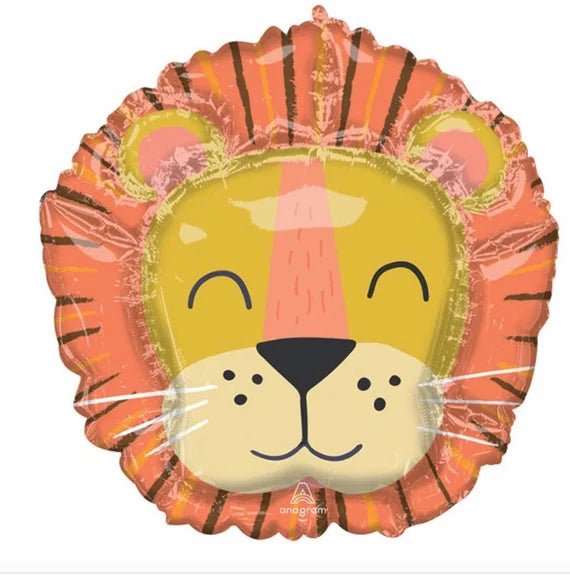 Foil Balloon Get Wild Lion 28inch - balloonsplaceusa