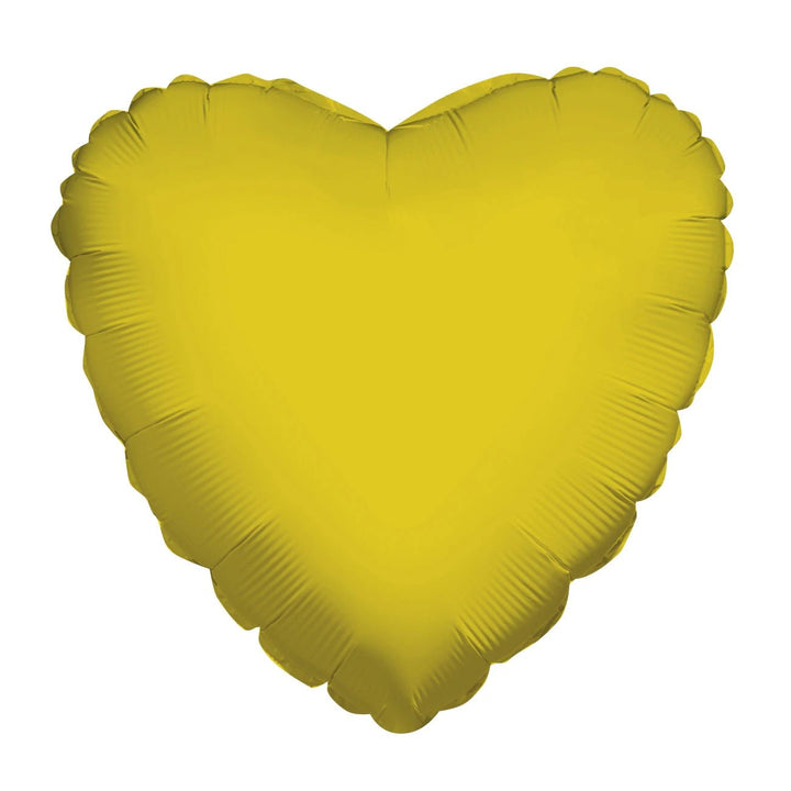 Foil Balloon Gold Heart Metallic Color 18inch - balloonsplaceusa