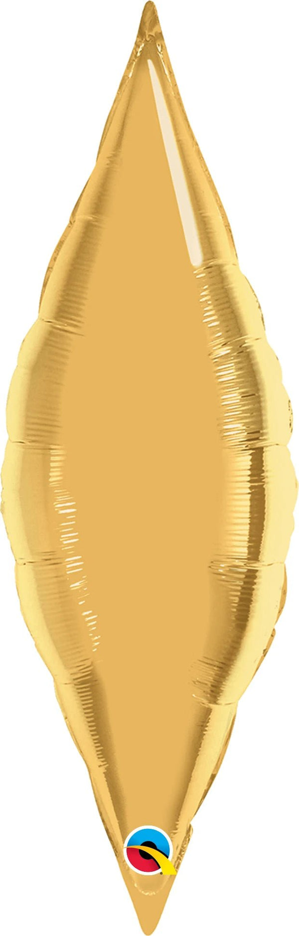 Foil Balloon Gold Taper 27inch - balloonsplaceusa