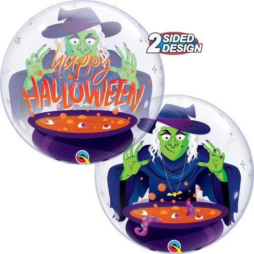 Foil Balloon Halloween Witch's Brew Bubble 22inch - balloonsplaceusa