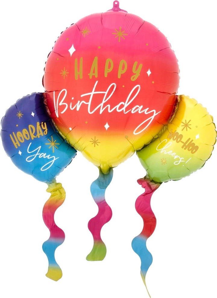 Foil Balloon Happy Birthday Fun 36inch - balloonsplaceusa