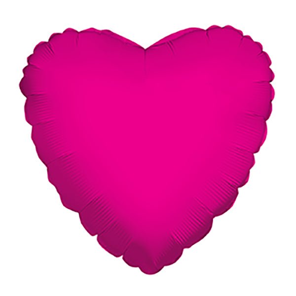 Foil Balloon Hot Pink Heart 4inch - balloonsplaceusa