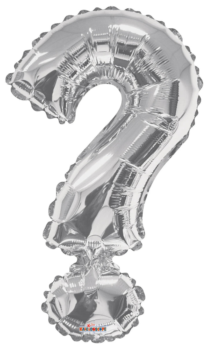 Foil Balloon Letter ? Silver 14inch - balloonsplaceusa
