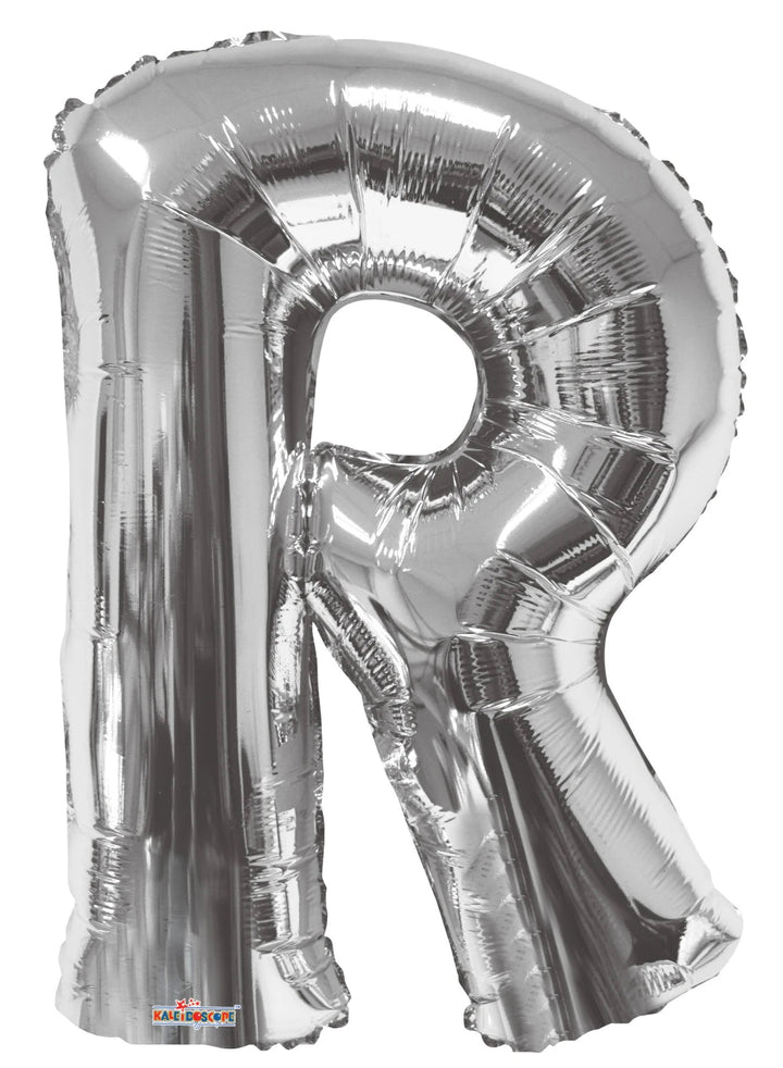 Foil Balloon Letter Silver - balloonsplaceusa