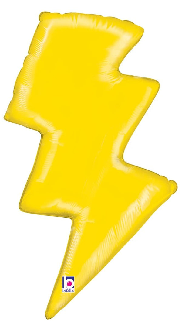 Foil Balloon Lightning Bolt 36inch - balloonsplaceusa