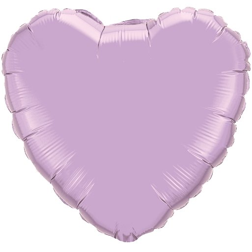 Foil Balloon Lilac Heart 4inch - balloonsplaceusa