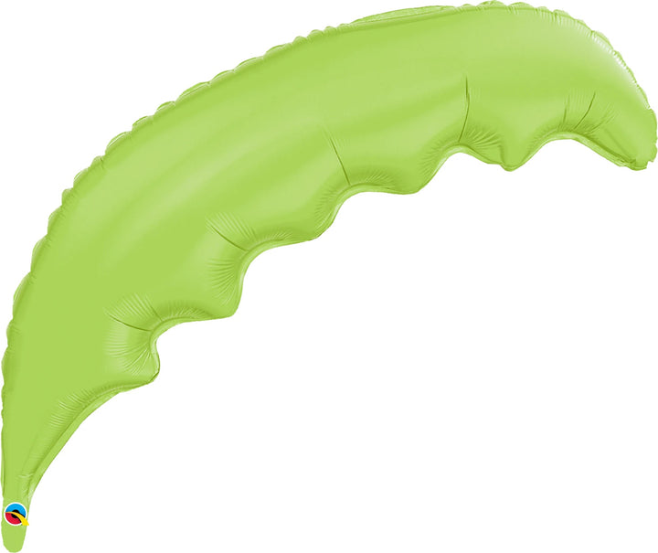Foil Balloon Lime Green Palm Frond 36inch - balloonsplaceusa