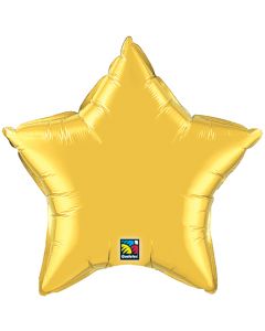 Foil Balloon Metallic Gold Star 36inch - balloonsplaceusa