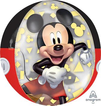 Foil Balloon Mickey Mouse Forever Orbz 16inch - balloonsplaceusa