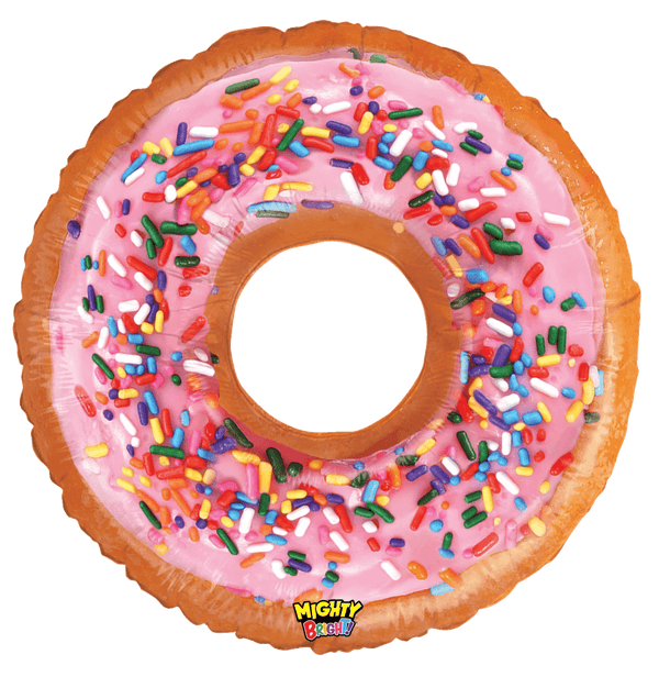 Foil Balloon Mighty Bright Donut S 26inch - balloonsplaceusa