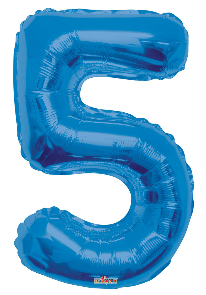 Foil Balloon Number Royal Blue 34inch - balloonsplaceusa
