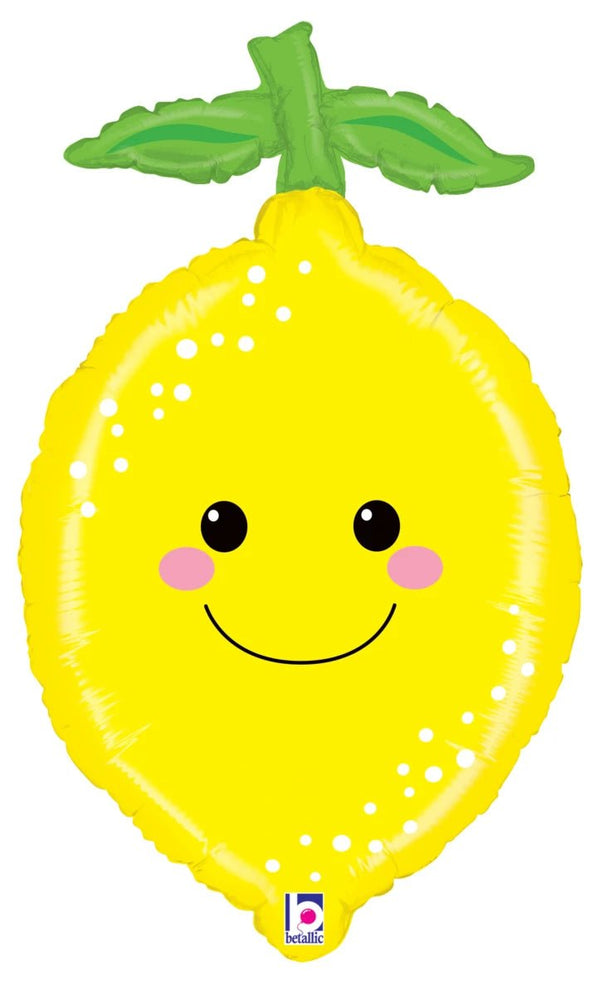 Foil Balloon Produce Lemon 29inch - balloonsplaceusa