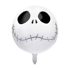 Foil Balloon Pumpkin Human Skeleton Halloween Balloon 18inch - balloonsplaceusa
