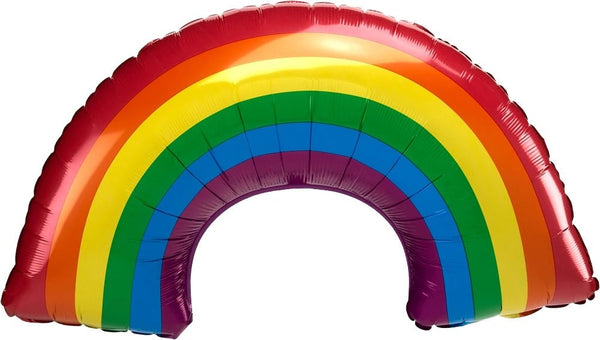 Foil Balloon Rainbow Supershape 34inch - balloonsplaceusa