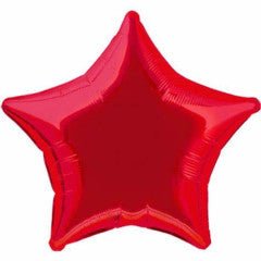 Foil Balloon Red Star 4inch - balloonsplaceusa