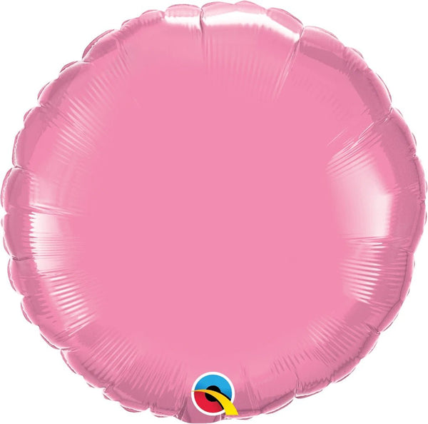 Foil Balloon Rose Round 18inch - balloonsplaceusa