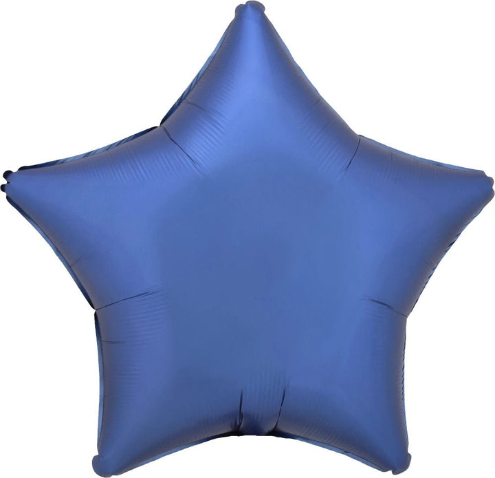 Foil Balloon Satin Luxe Azure Star 18inch - balloonsplaceusa